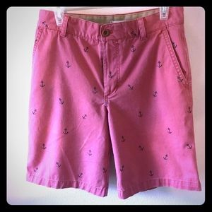 Men izod saltwater pink shorts